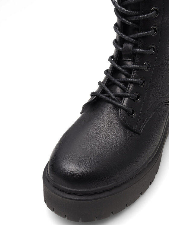 DeeZee Botines planos DeeZee H120101-01 Negro