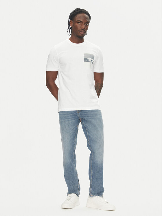BOSS BOSS Футболка Te_Container 50546920 Білий Regular Fit