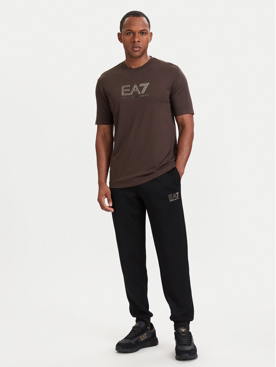 EA7 Emporio Armani EA7 Emporio Armani Camiseta 7M002239 AF13739 U6027 Marrón Regular Fit