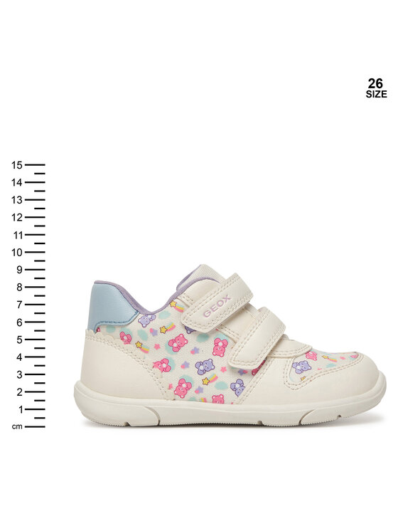 Geox Laisvalaikio batai Geox B Zapito Girl B556DA 0AW54 C0270 Balta
