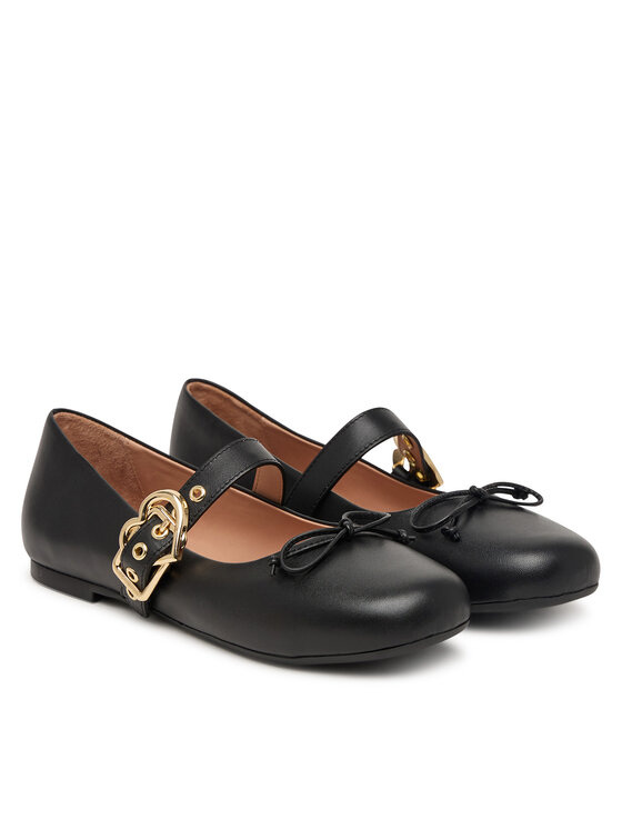 LOVE MOSCHINO Балетки LOVE MOSCHINO JA11091G1PIE0000 Чорний