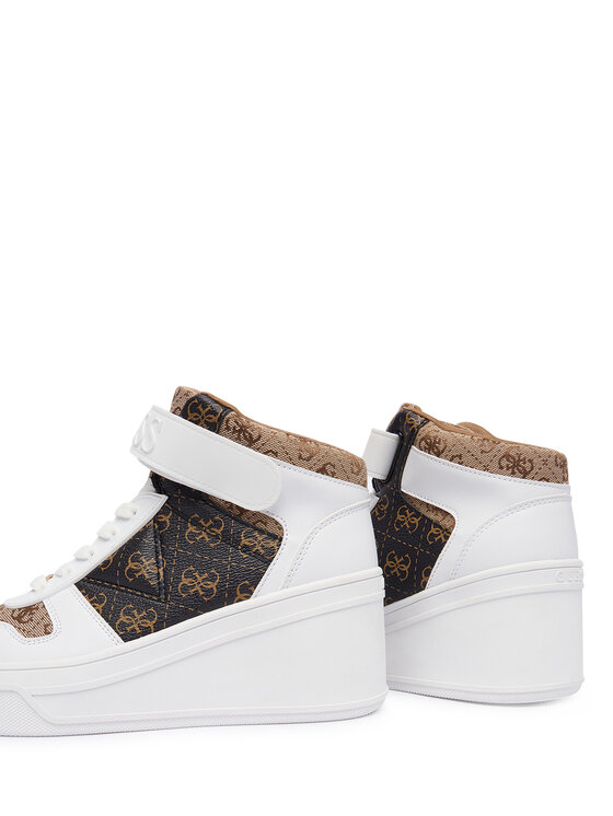 Guess Sneakersy Guess FLFRUK FAL12 Béžová