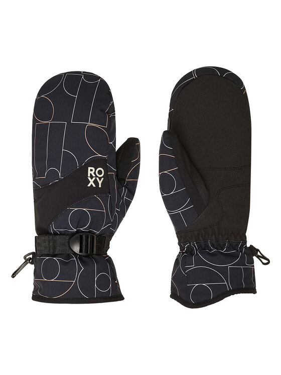 Roxy Лижні рукавиці Roxy Jetty Mitt ERJHN03266 Чорний