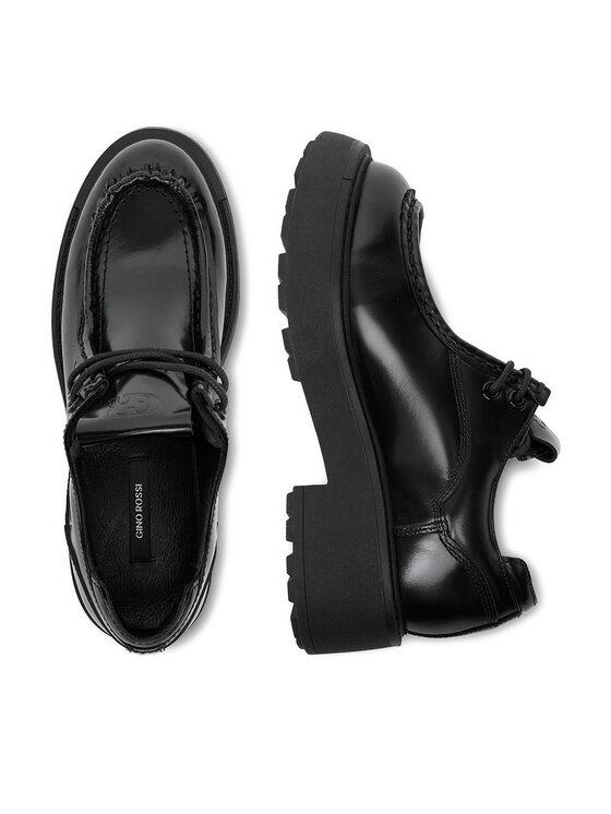 GINO ROSSI Polobotky Gino Rossi EO-EVI-30309 Černá