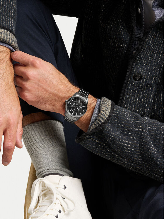 Fossil Pulkstenis Fossil Pearson FS6136 Melns