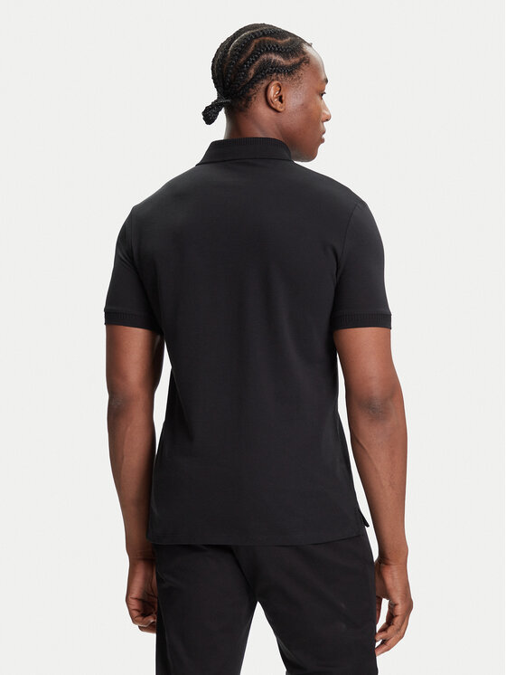 HUGO Hugo Поло Dereso222 50466202 Чорний Slim Fit