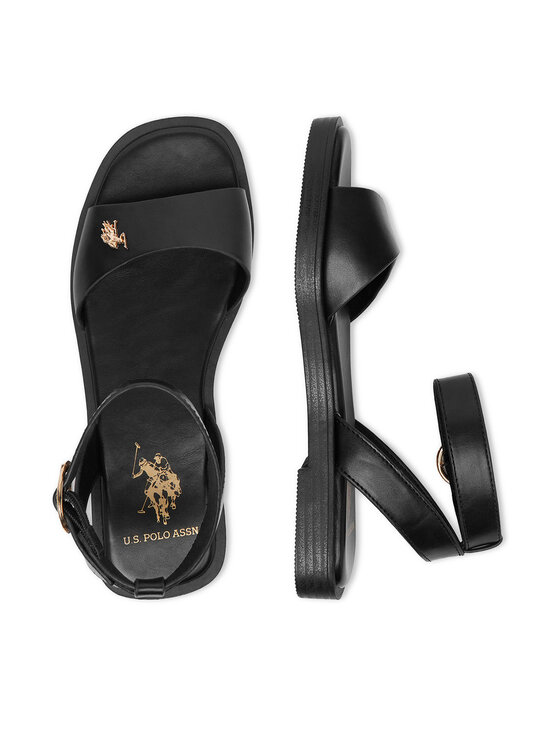 U.S. Polo Assn. Босоніжки U.S. Polo Assn. EO-MARINA001W/6Y1 Чорний