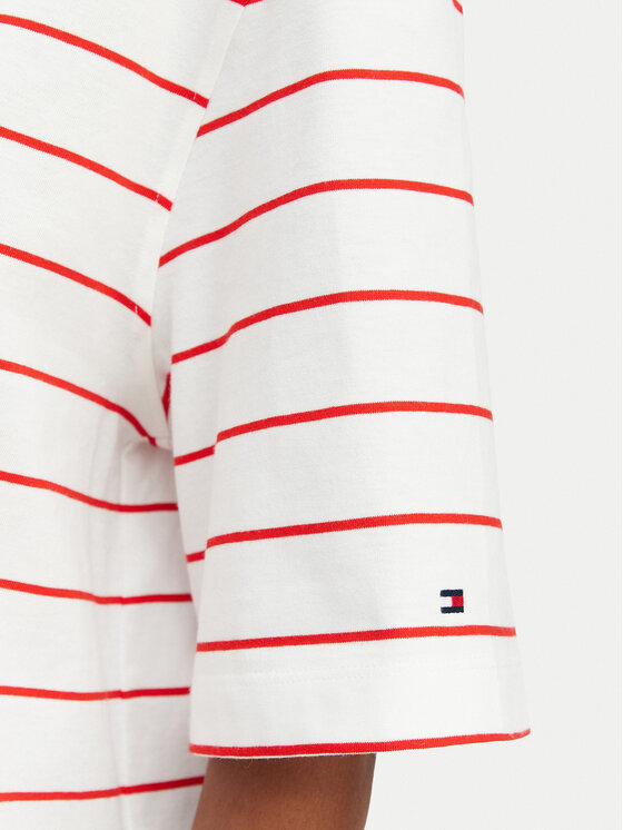 Tommy Hilfiger Tommy Hilfiger Camiseta Classic WW0WW50948 Blanco Relaxed Fit
