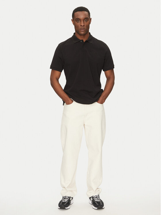 The North Face The North Face Polo majica Essential NF0A8C1P Črna Regular Fit