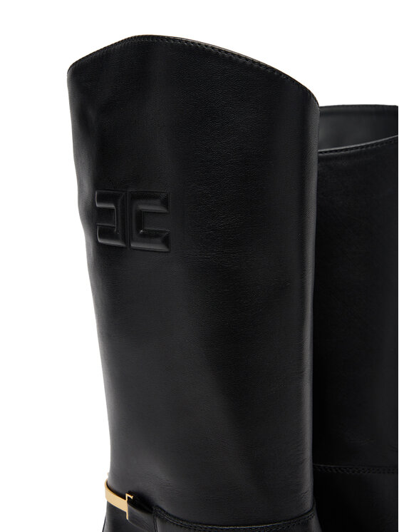 Elisabetta Franchi Kozačky Elisabetta Franchi F4-A6E-0449 Černá