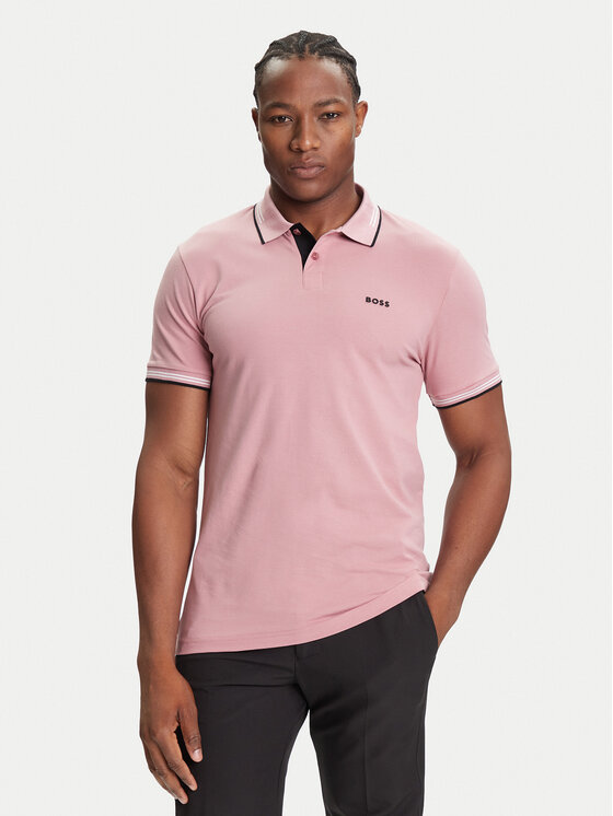 BOSS BOSS Polo Paul 50506193 Rosa Slim Fit