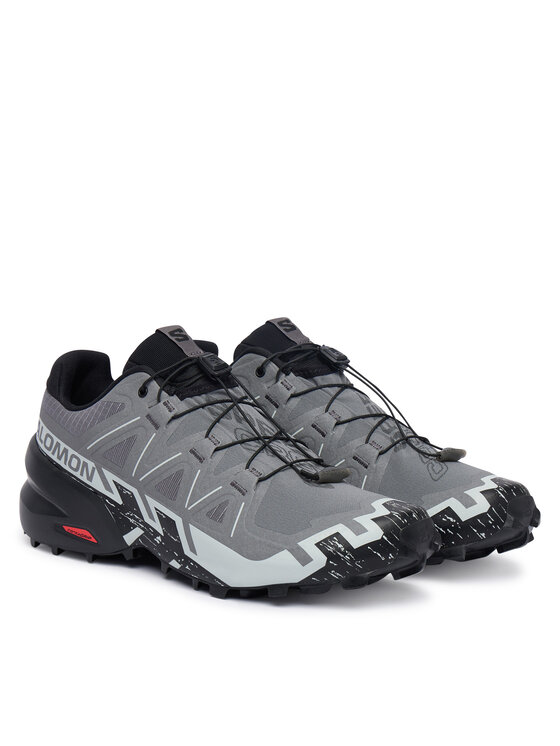 Salomon Взуття для бігу Salomon Speedcross 6 Wide L41744100 Сірий