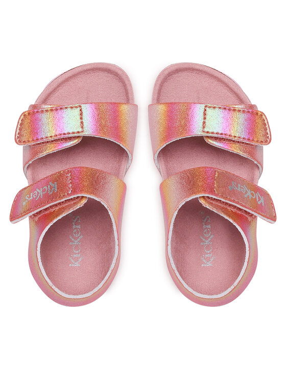 Sandały Kickers Summerkro 895453-10 Różowy | Eobuwie.com.pl