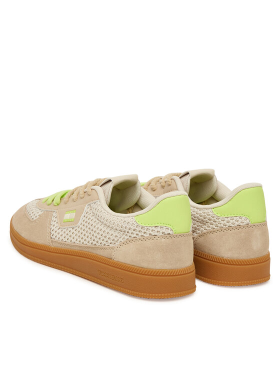 Tommy Jeans Šľapky Tommy Jeans Dual Density Hilfiger Pool Slide FM0FM05797 Béžová
