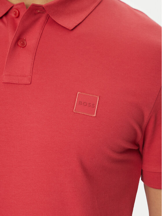 BOSS BOSS Polo Passenger 50507803 Rojo Slim Fit