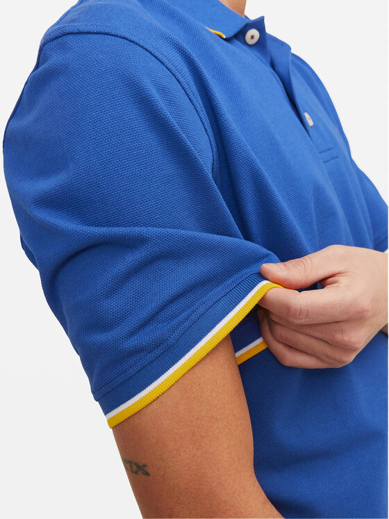 Jack & Jones Jack & Jones Поло Bluwin 12169064 Голубий Regular Fit