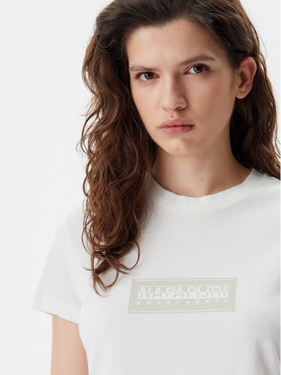 Napapijri Napapijri Camiseta NP0A4IP1 Blanco Regular Fit