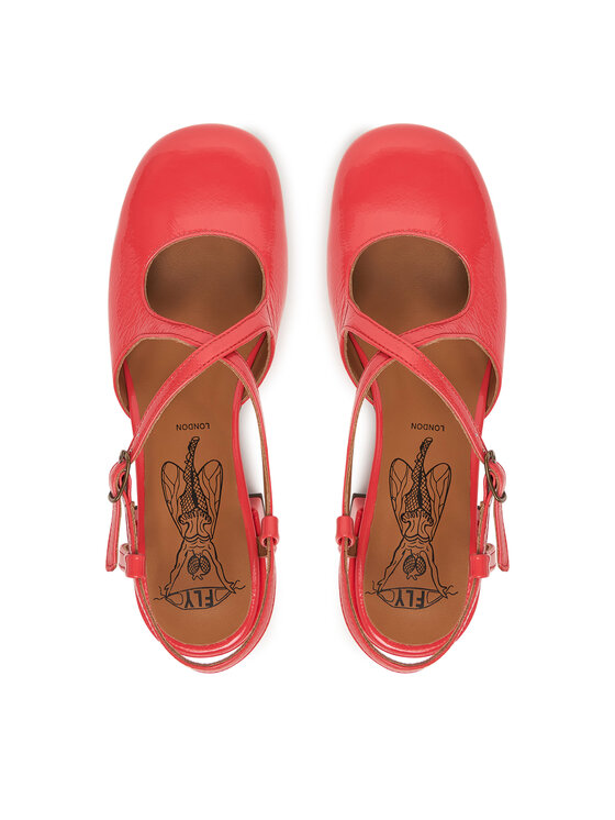 Fly London Туфлі Fly London Carkfly P145481 Червоний