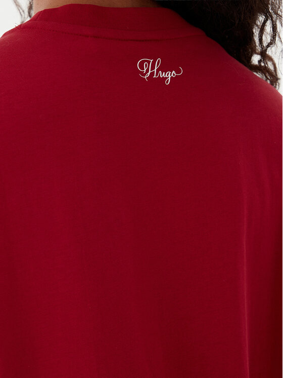 HUGO HUGO Camiseta Vintag 50551445 Rojo Regular Fit