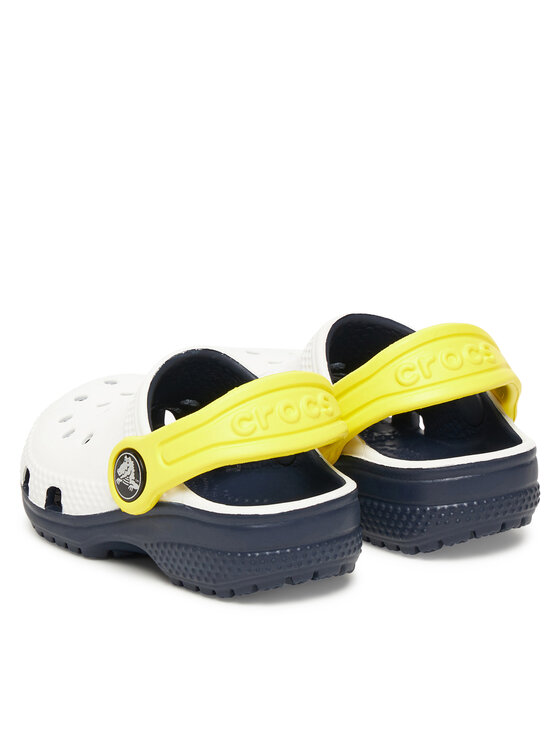Crocs Чехли Crocs Toddler Retro Sport Classic Clog 211265 Бял