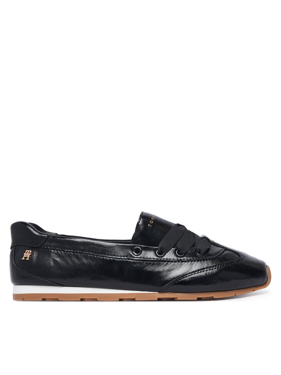Tommy Hilfiger Balerinke Tommy Hilfiger Bella Ballet Sneaker FW0FW09449 Crna