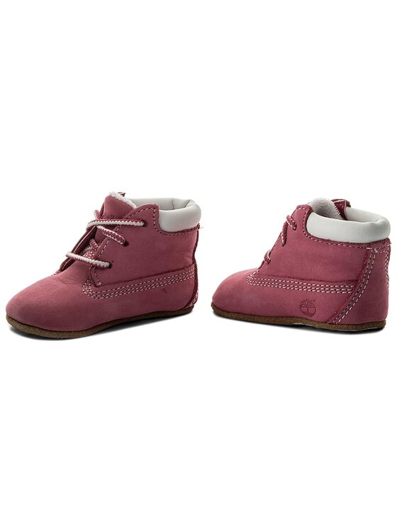 Timberland Черевики Timberland Crib Bootie With Hat 9680R/TB09680R6611 Рожевий