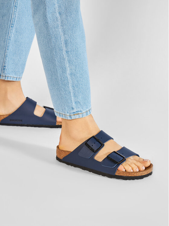 Birkenstock Natikači Birkenstock Arizona Birko-Flor 051753 Mornarsko modra