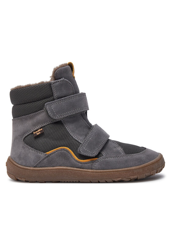 Froddo Kozačky Froddo Barefoot Tex Winter G3160233-3 S Šedá