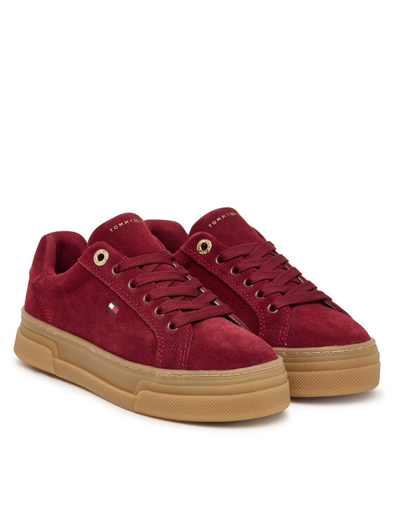 Tommy Hilfiger Sneakersy Tommy Hilfiger Jade T3A9-35098-1429 M Bordó