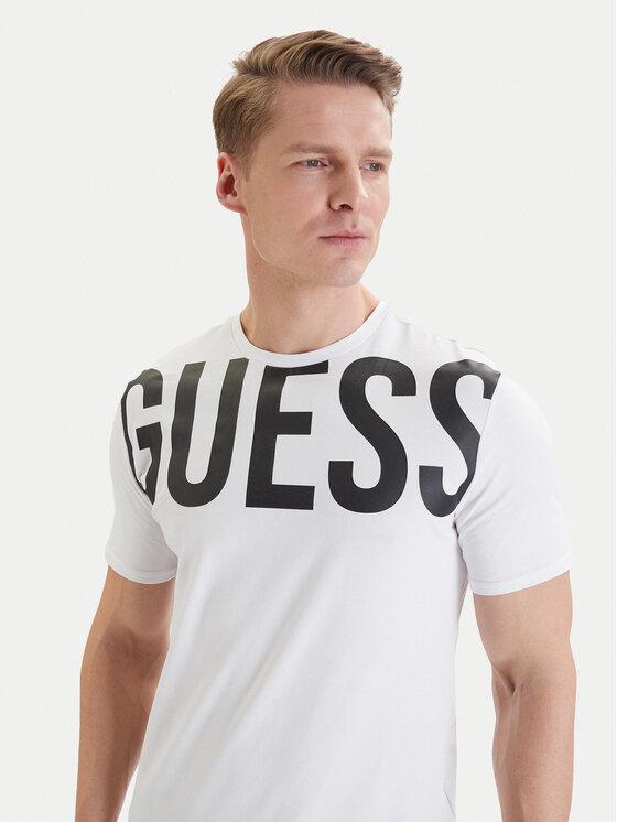 Guess Guess Póló F6GI01 J1314 Fehér Slim Fit