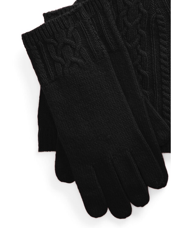 LAUREN RALPH LAUREN Completo cappello, sciarpa e guanti LAUREN RALPH LAUREN 454960056002 Nero