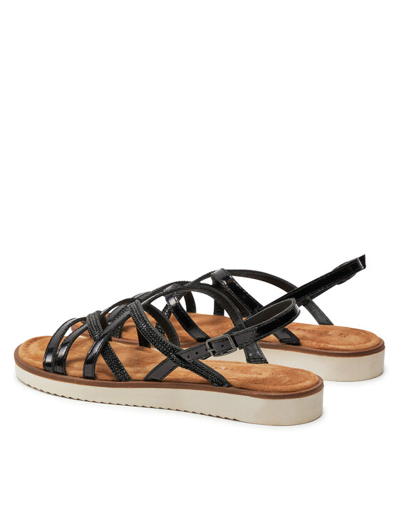 Tamaris Sandále Tamaris 1-28600-42 Čierna