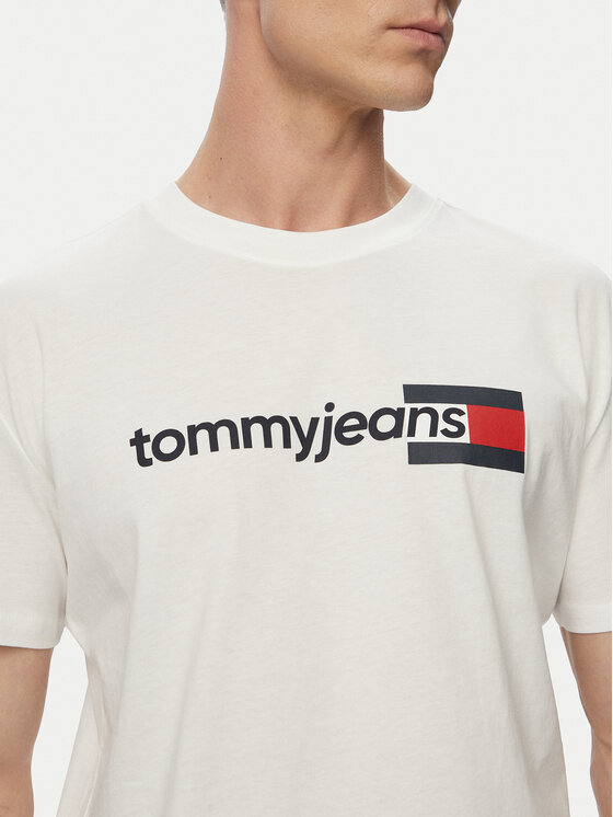 Tommy Jeans Tommy Jeans Camiseta Entry Dna DM0DM23406 Blanco Regular Fit