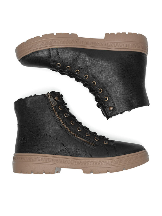 Rieker Bakancs Rieker N0031-00 Fekete