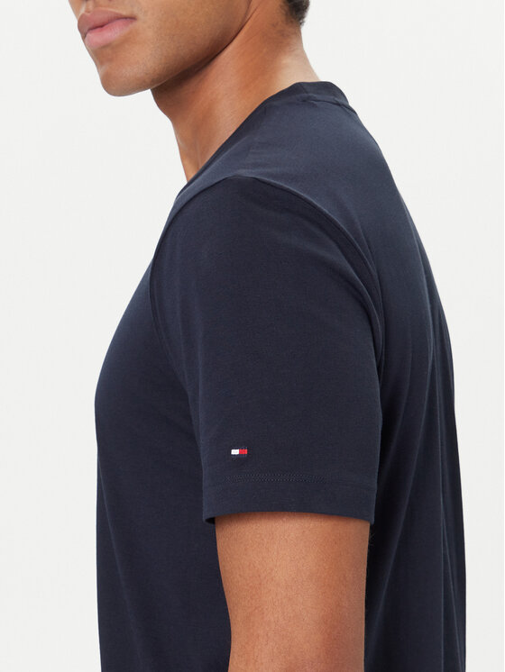Tommy Hilfiger Tommy Hilfiger Camiseta Stack Graphic MW0MW40002 Azul marino Regular Fit