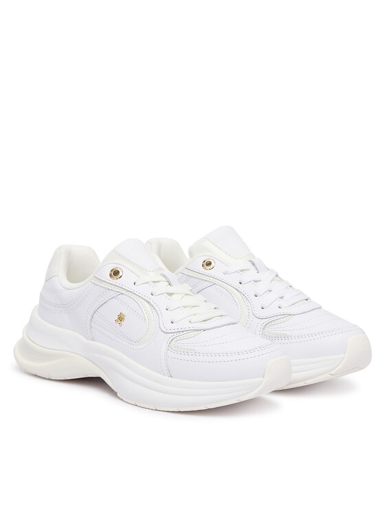 Tommy Hilfiger Zapatillas Tommy Hilfiger Th Chic Runner Sneaker FW0FW09414 Blanco