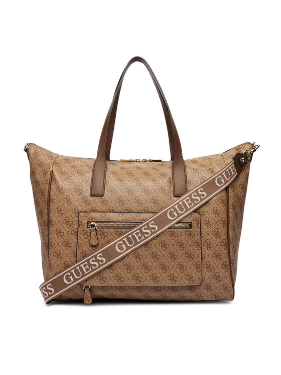 Guess Дорожня сумка Guess Latona Travel TWHB92 11017 Коричневий