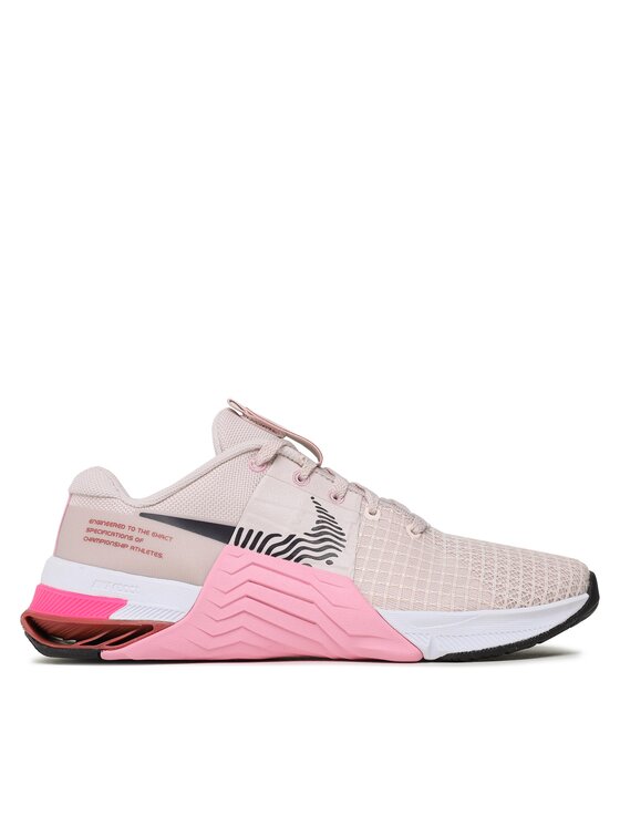 Nike Buty na siłownię Nike Metcon 8 DO9327 600 Różowy