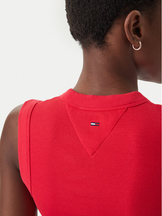 Tommy Jeans Tommy Jeans Top DW0DW22577 Rojo Slim Fit