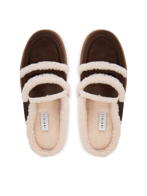 Inuikii Nazouváky Inuikii Mule Wool 1004.017.0011 Hnědá