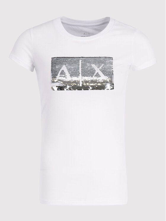 Armani Exchange Armani Exchange Футболка 8NYTDL YJ73Z 6110 Білий Slim Fit