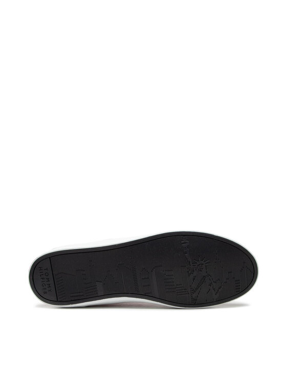 Tommy Hilfiger Πάνινα παπούτσια Tommy Hilfiger Essential Chambray Vulcanized FM0FM03472 Κόκκινο