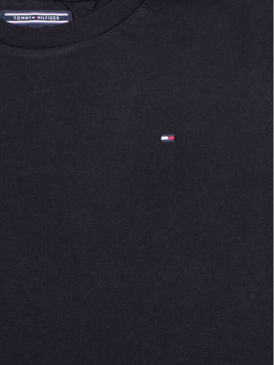 Tommy Hilfiger Tommy Hilfiger Marškinėliai KB0KB04140 D Juoda Regular Fit