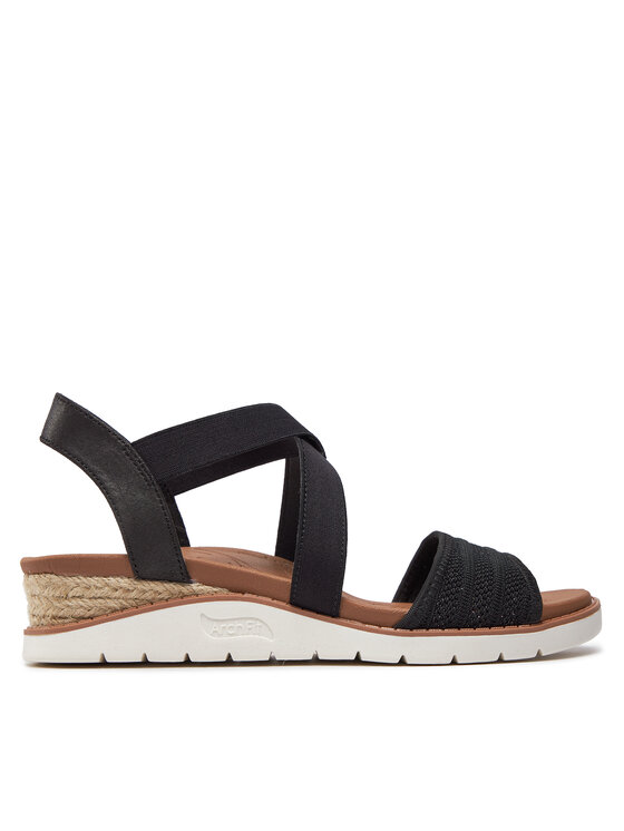Skechers Босоніжки Skechers Bobs Arch Fit Beach Kiss Boho Beyond 114013/BLK Чорний