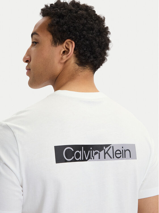 Calvin Klein Calvin Klein Camiseta SS 30s EU LV04LG810G Blanco Slim Fit