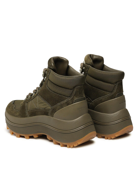 Tory Burch Gležnjarji Tory Burch Adventure Hiker 141334 Zelena