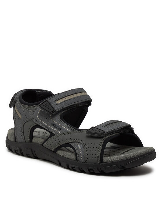 Geox Sandály Geox U S.Strada D U8224D 0BC50 C9014 Šedá