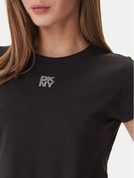 DKNY DKNY Camiseta DJ6T1740 Negro Regular Fit
