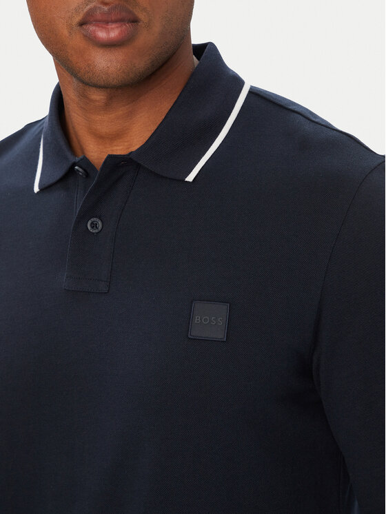BOSS BOSS Polo PasserfordLong 50566186 Azul marino Regular Fit