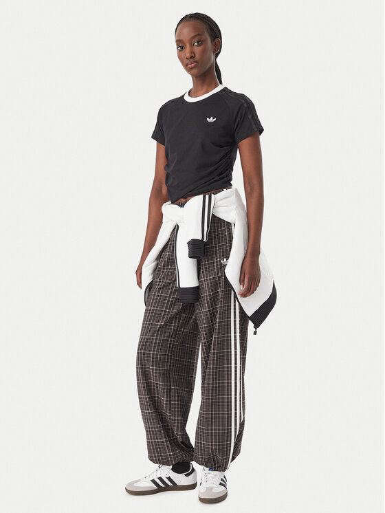 adidas adidas Camiseta Adiluna Season 2 X Jennie Layered T-Shirt LD8928 Negro Regular Fit